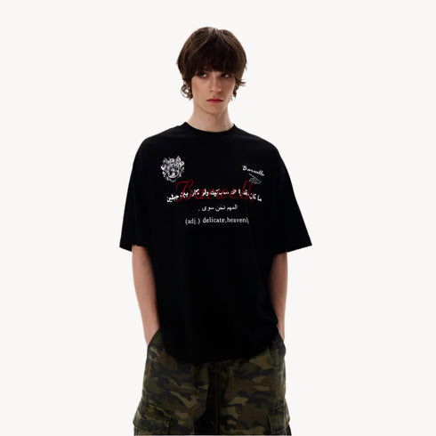 Vintage Embroidered Summer T-Shirt Short Sleeve Cotton Casual Top